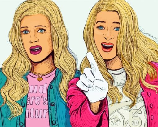 White Chicks Diamond Painting