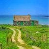 Irish Cottage By Sea Diamond Painting