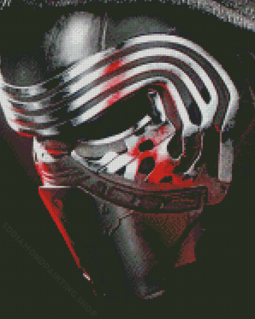 Kylo Ren Helmet Diamond Painting