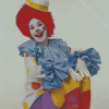 Mime Female Clown Smiling Diamond Painting