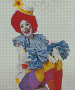 Mime Female Clown Smiling Diamond Painting