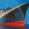 Ocean Liner QE2 Diamond Painting