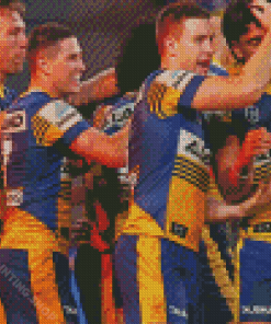 Parramatta Eels Rugby Team Diamond Painting