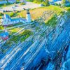 Pemaquid Point Aerial View Diamond Painting