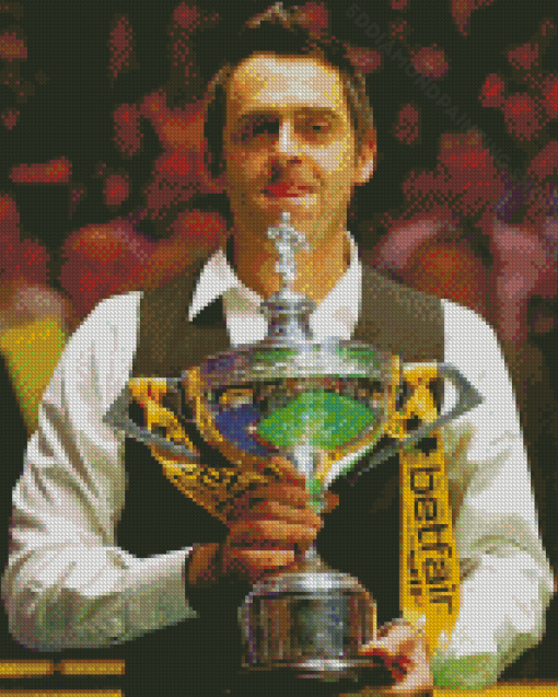 Professional Snooker Player Diamond Painting