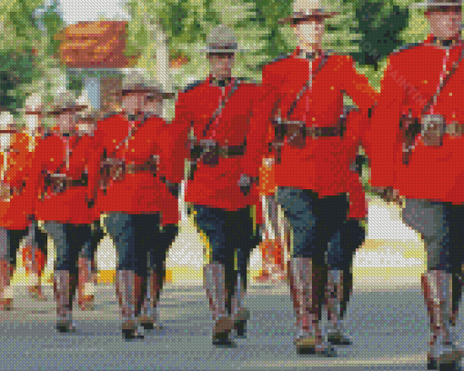 Royal Canadian Mounted Police Show Diamond Painting