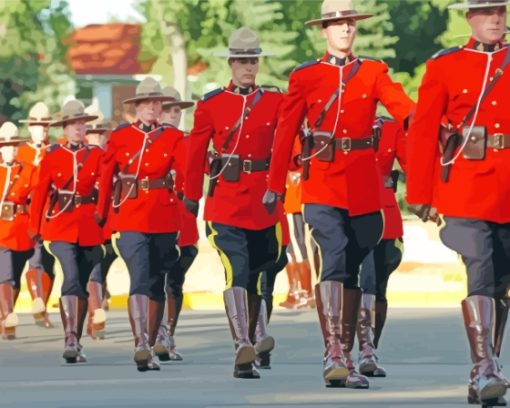 Royal Canadian Mounted Police Show Diamond Painting