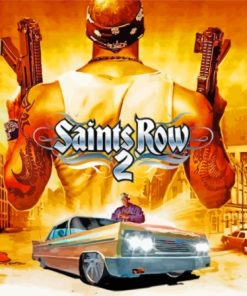 Saints Row Game Poster Diamond Painting