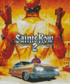 Saints Row Game Poster Diamond Painting