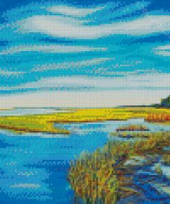 Salt Marsh Art Diamond Painting