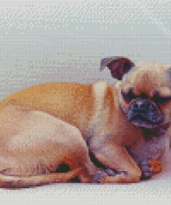 Sleepy Chug Dog Diamond Painting