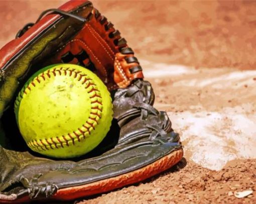 Softball Art Diamond Painting