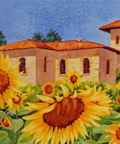 Sunflowers Tuscany Diamond Painting