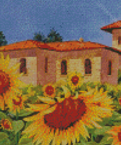 Sunflowers Tuscany Diamond Painting