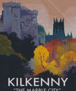 The Marble City Kilkenny Poster Diamond Painting