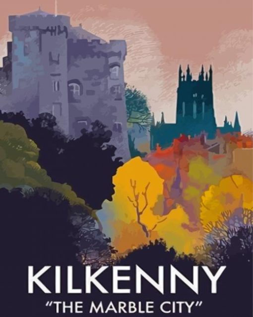 The Marble City Kilkenny Poster Diamond Painting