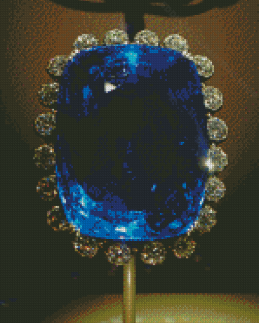 The Sapphire Diamond Painting