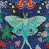 The Lunar Moth Art Diamond Painting