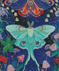 The Lunar Moth Art Diamond Painting