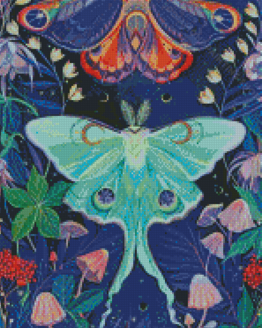 The Lunar Moth Art Diamond Painting