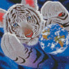 Tiger With Earth Diamond Painting