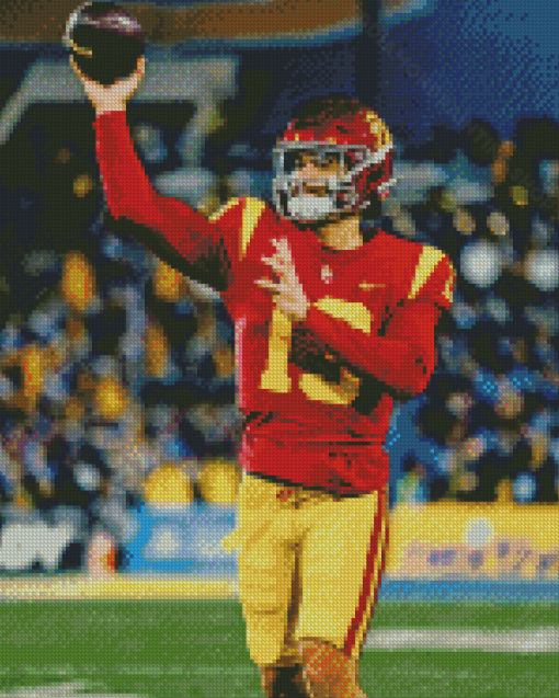 USC Trojans American Footballer Diamond Painting