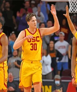 USC Trojans Basketball Team Diamond Painting