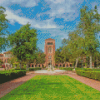 USC University Of Southern California Building Diamond Painting