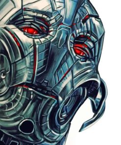 Ultron Face Art Diamond Painting