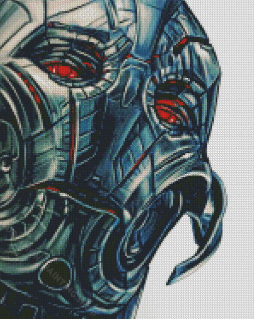 Ultron Face Art Diamond Painting