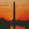 Washington Monument Silhouette Diamond Painting