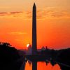 Washington Monument Silhouette Diamond Painting