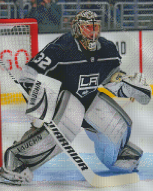 Aesthetic Hockey Goalie Diamond Painting