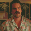 Aesthetic Stranger Things Hopper Diamond Painting