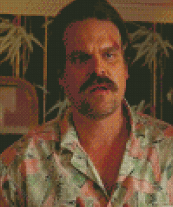 Aesthetic Stranger Things Hopper Diamond Painting