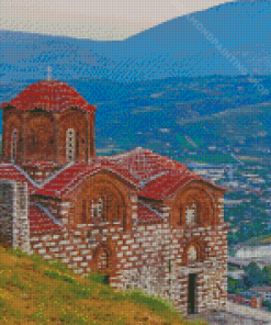 Church Of The Holy Trinity Berat Diamond Painting