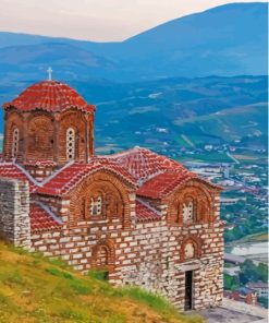 Church Of The Holy Trinity Berat Diamond Painting