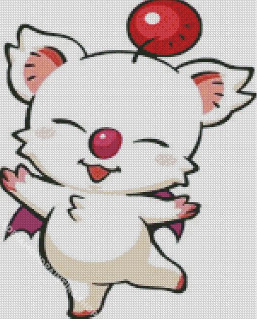 Cute Moogle Diamond Painting