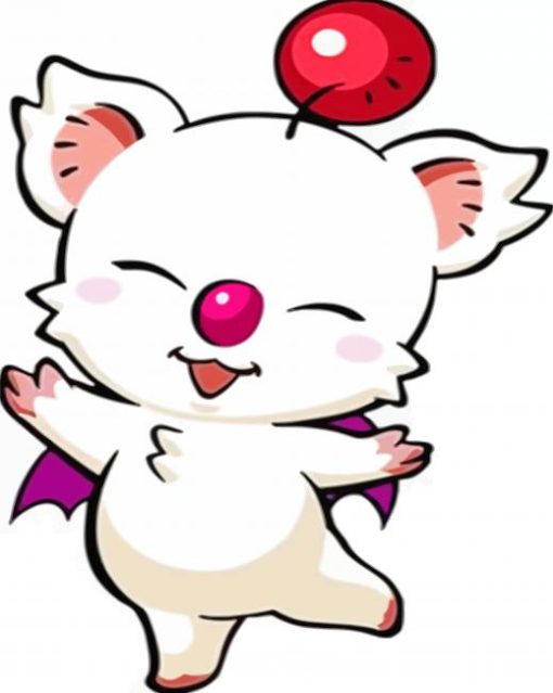 Cute Moogle Diamond Painting