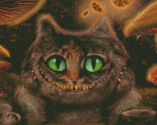 Grinsekatze Art Diamond Painting