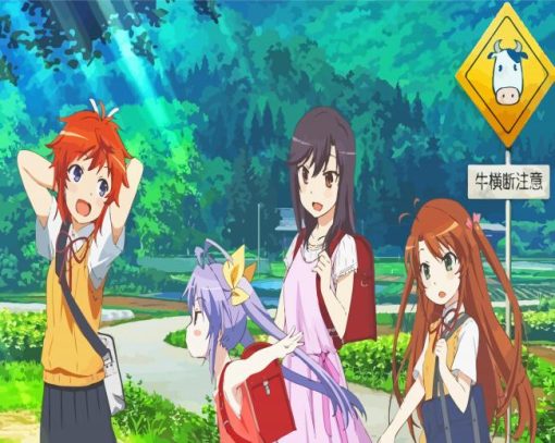 Non Non Biyori Manga Series Diamond Painting