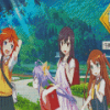 Non Non Biyori Manga Series Diamond Painting