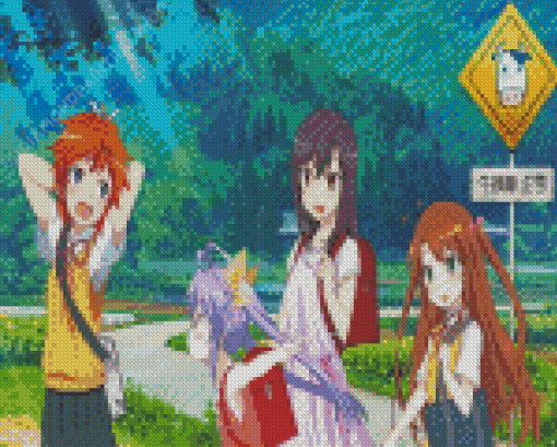 Non Non Biyori Manga Series Diamond Painting