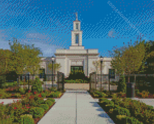 North Carolina Temple Raleigh Diamond Painting