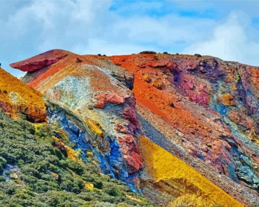 Parys Colorful Mountain Diamond Painting