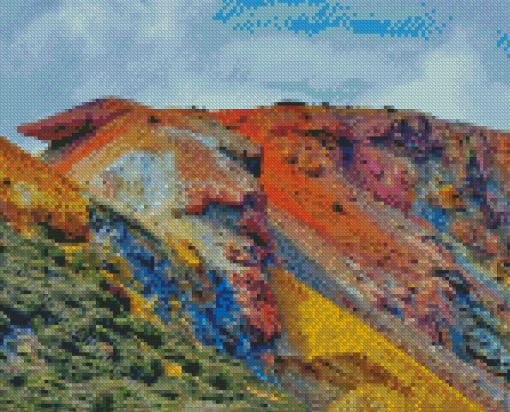 Parys Colorful Mountain Diamond Painting