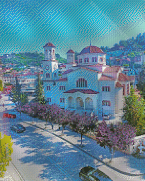 Saint Demetrius Cathedral Berat Diamond Painting