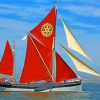 Thames Sailing Barge Boat Diamond Painting