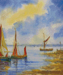 Thames Sailing Barge Boats Diamond Painting