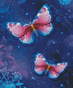 Aesthetic Purple Butterfly Diamond Painting